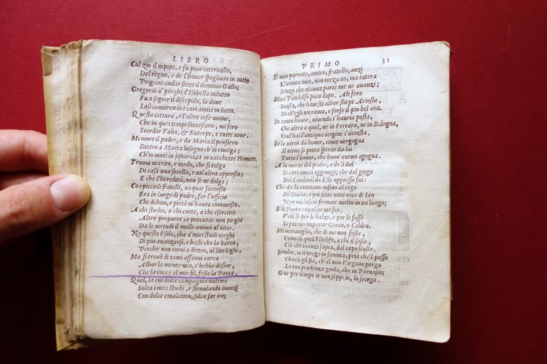 Sette Libri di Satire di Ariosto Bentivogli Alamanni Nelli Venezia …