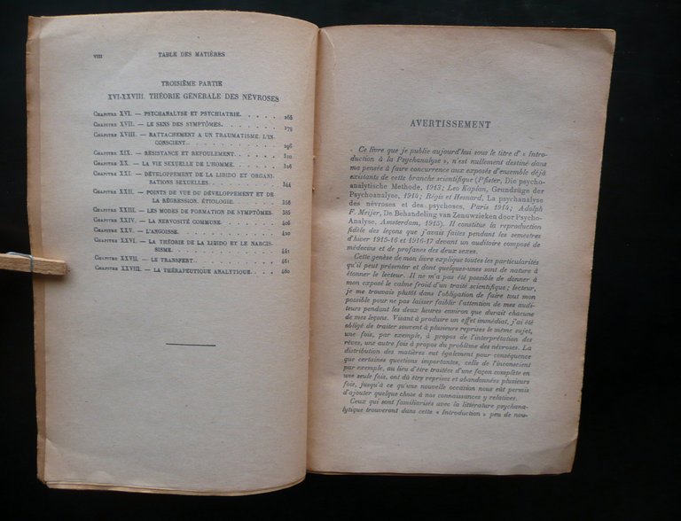 Sigmund Freud Introduction a la Psychanalyse Payot Parigi 1947 Psicoanalisi