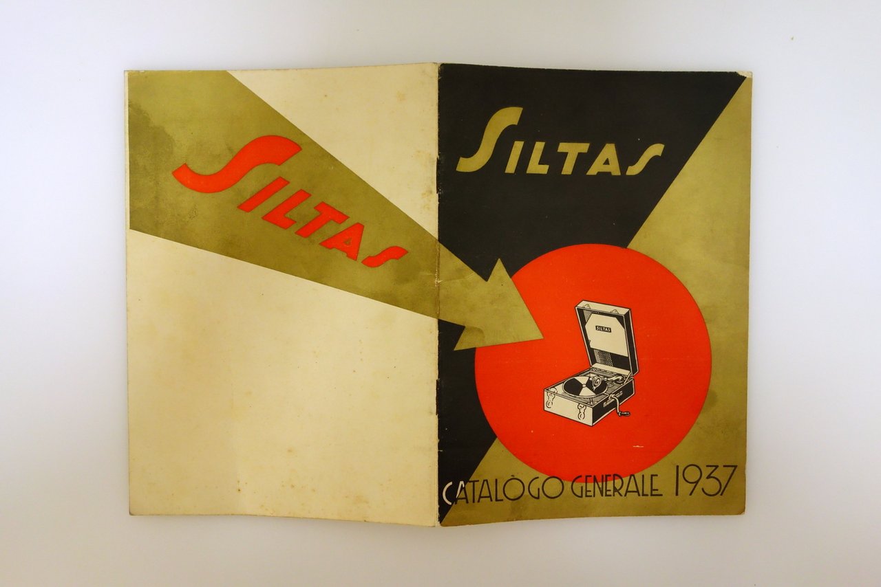 Siltas Silvano Tasselli Firenze Catalogo Generale 1937 Fonorafo Fonovaligie
