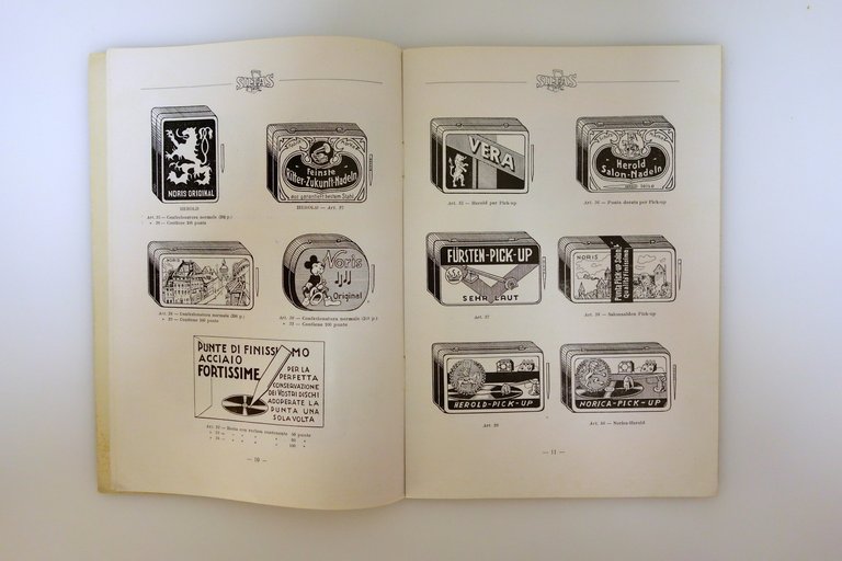 Siltas Silvano Tasselli Firenze Catalogo Generale 1937 Fonorafo Fonovaligie