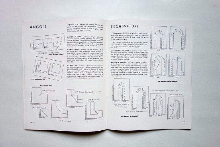 Singer Come Confezionarsi Un Vestito Sartoria Opuscolo Tecnico Illustrato