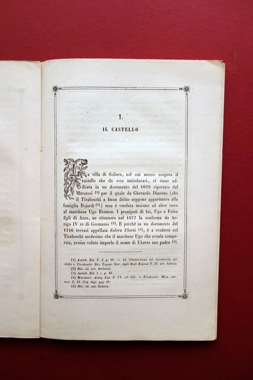 Soliera Castello nel Modenese gi‡ Feudo Campori Maini Cappelli Modena …