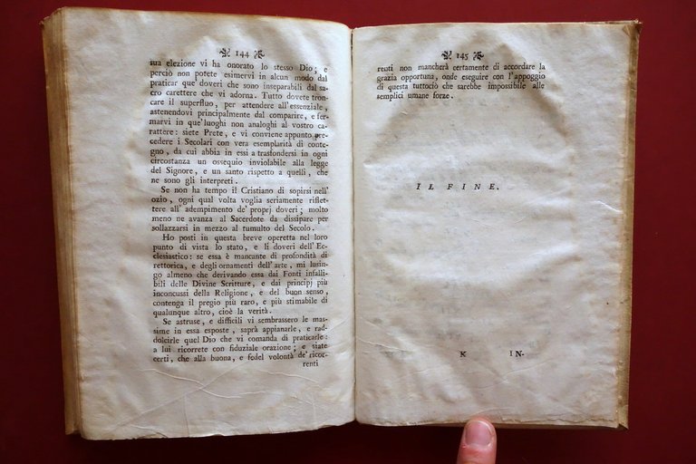 Sopra li Doveri del Prete Discorso Cristiano-Filosofico Storti Venezia 1784 …