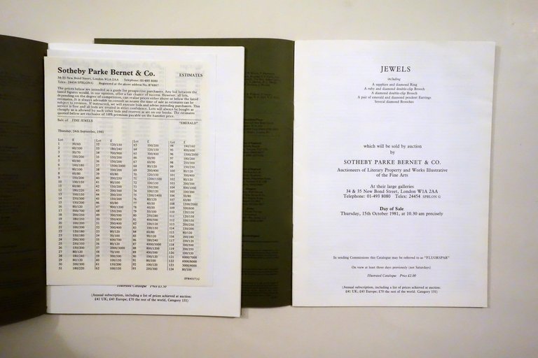 Sotheby 2 Cataloghi d'Asta Jewels Fine Jewels London 1981 Gioielli | Immagine Gallery 2