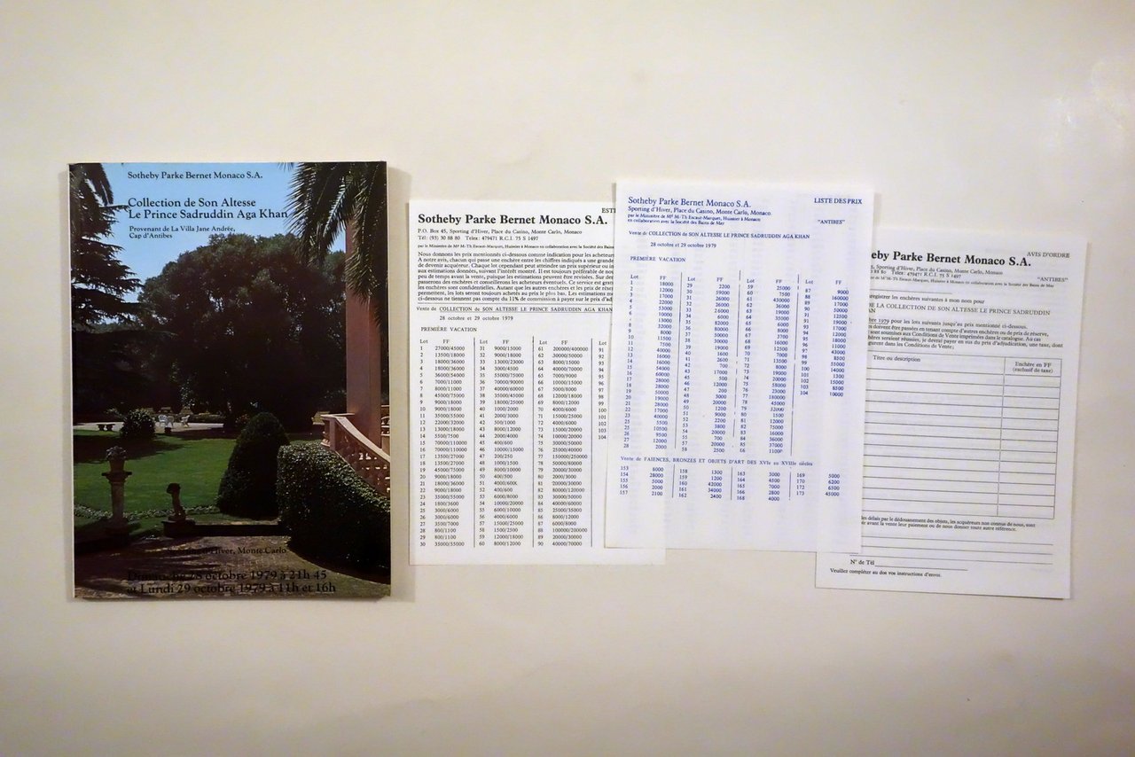 Sotheby Catalogo Asta Collection de Prince Sadruddin Aga Khan Cap … | Immagine principale