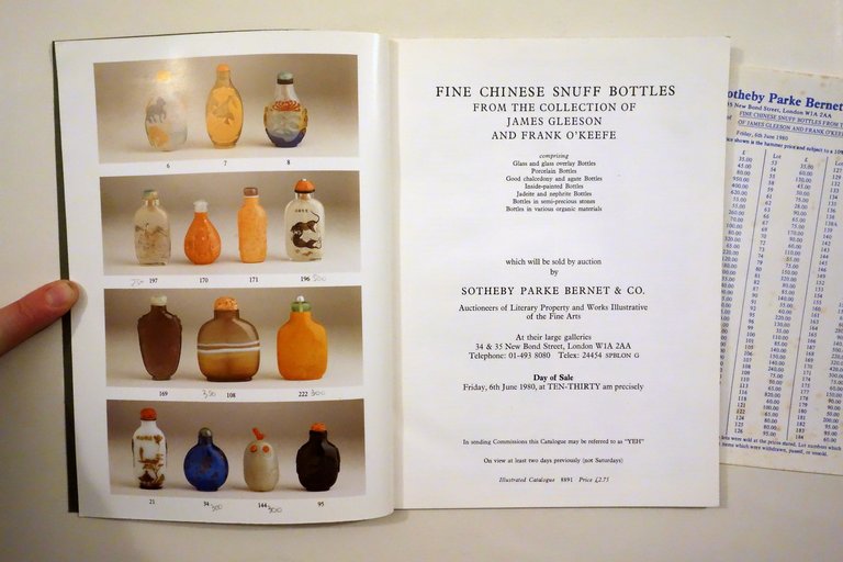 Sotheby Catalogo Asta Fine Chinese Snuff Bottles Collection Gleeson O'Keffe … | Immagine Gallery 2