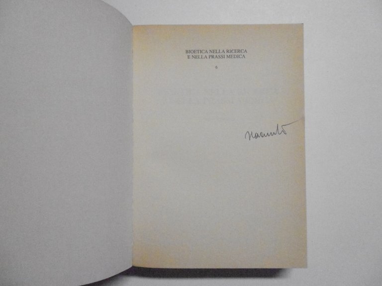 Spagnolo Bioetica Nella Ricerca E Nella Prassi Medica Edizioni Camilliane …