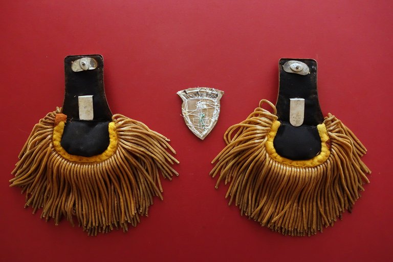 Spalline Metalliche per Alta Uniforme Esercito Italiano Fanteria Mostrina Sanit‡ | Immagine Gallery 2