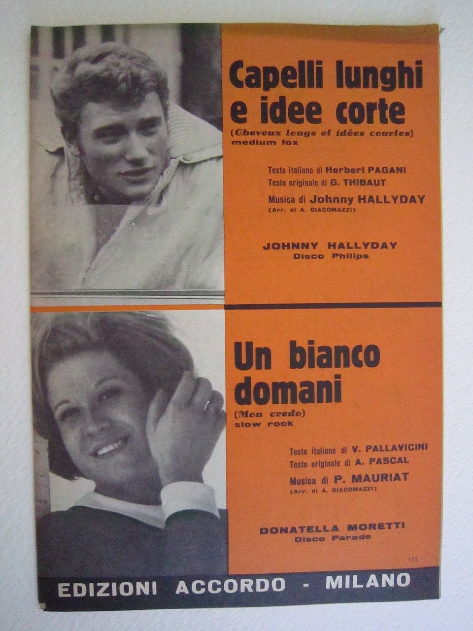 Spartiti Musica Johnny Hallyday Capelli Lunghi E Idee Corte Herbert …