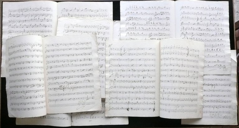 Spartiti Terzetto Columella Violini Viola Contrabbasso Clarinetti Flauto Musica | Immagine Gallery 2