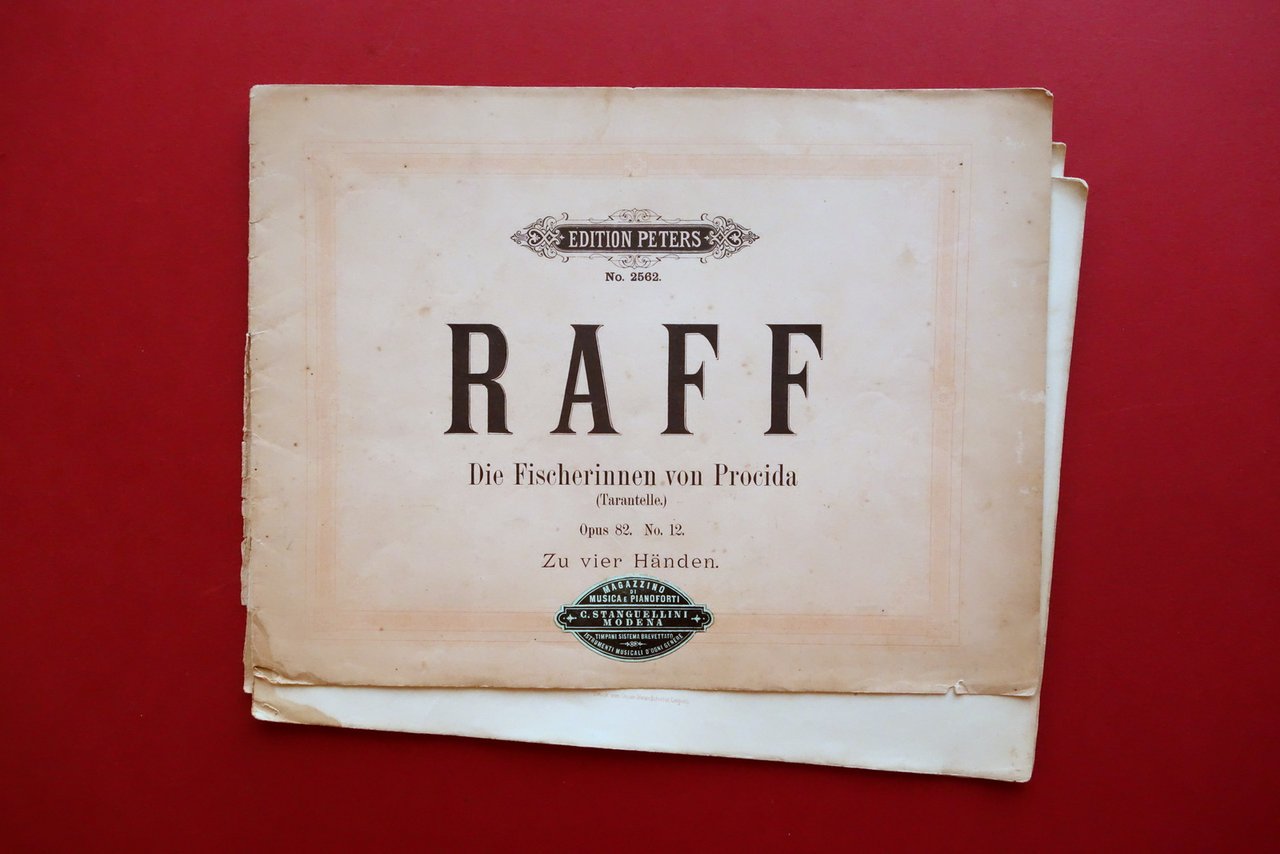 Spartito Die Fischerinnen von Procida Tarantella Joachim Raff Peters Primo …