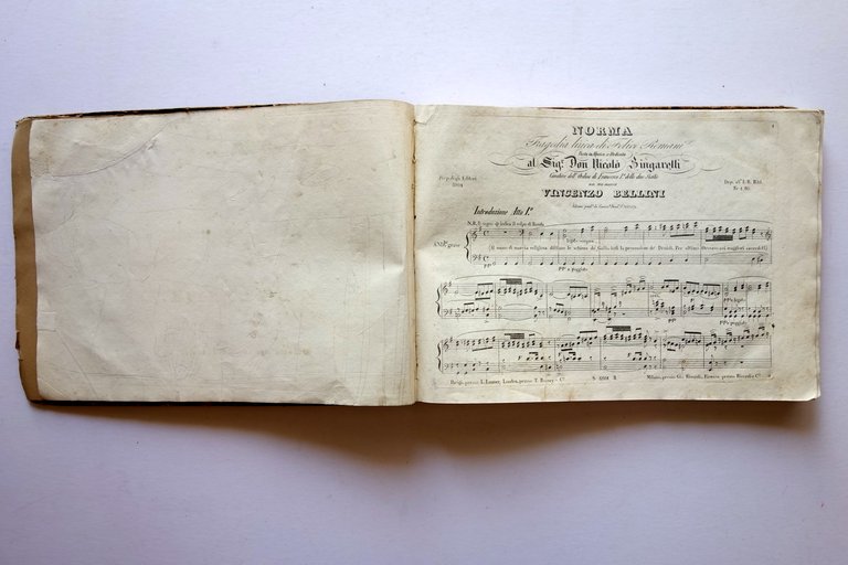 Spartito Norma Tragedia Lirica di V. Bellini Ricordi Milano 1832 … | Immagine Gallery 4