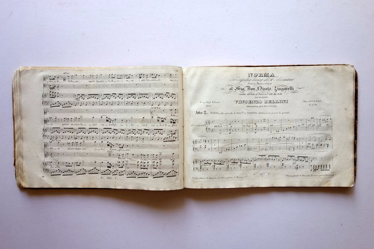 Spartito Norma Tragedia Lirica di V. Bellini Ricordi Milano 1832 … | Immagine Gallery 8