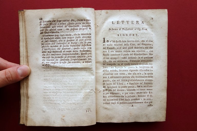 Specchio Istorico contro gli Errori Correnti Giansenismo 1789 2 Parti …