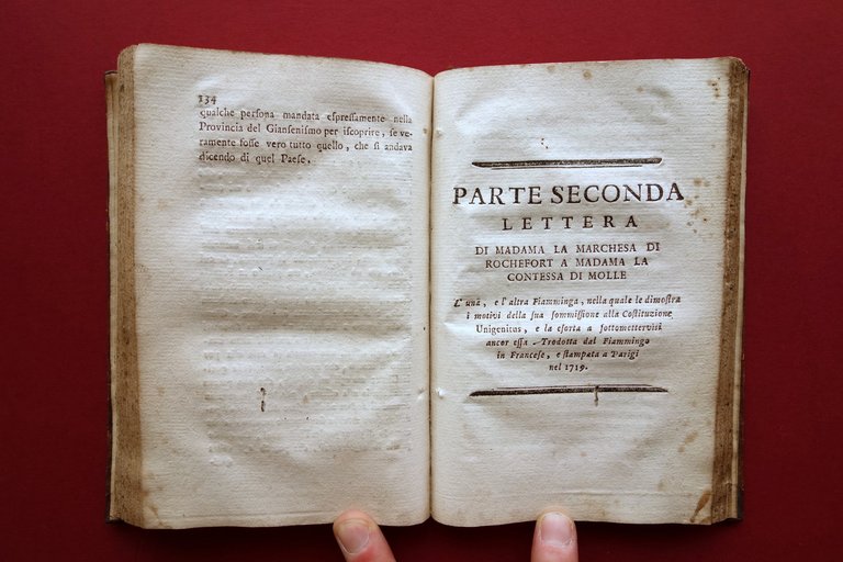 Specchio Istorico contro gli Errori Correnti Giansenismo 1789 2 Parti …