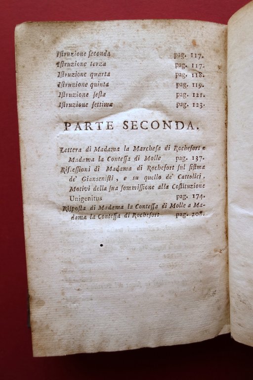 Specchio Istorico contro gli Errori Correnti Giansenismo 1789 2 Parti …