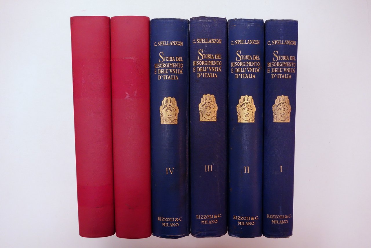 Spellanzon Storia del Risorgimento e dell'Unità d'Italia 6 Volumi