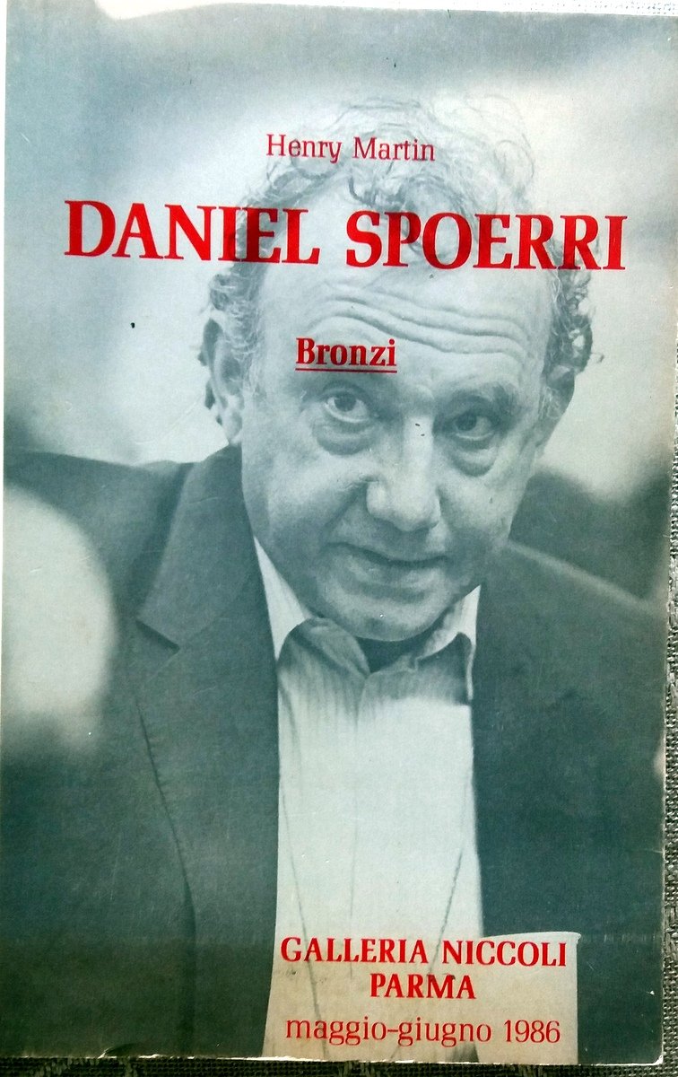 SPOERRI MARTIN DANIEL BRONZI 1986 GALLERIA NICCOLI PARMA