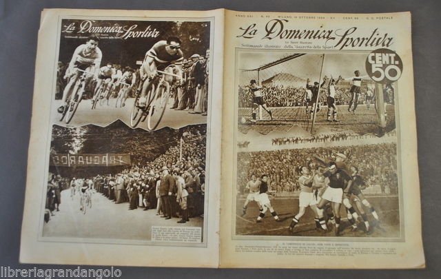 Sport Domenica Sportiva Calcio Milan Juve Alessandria Learco Guerra 1934