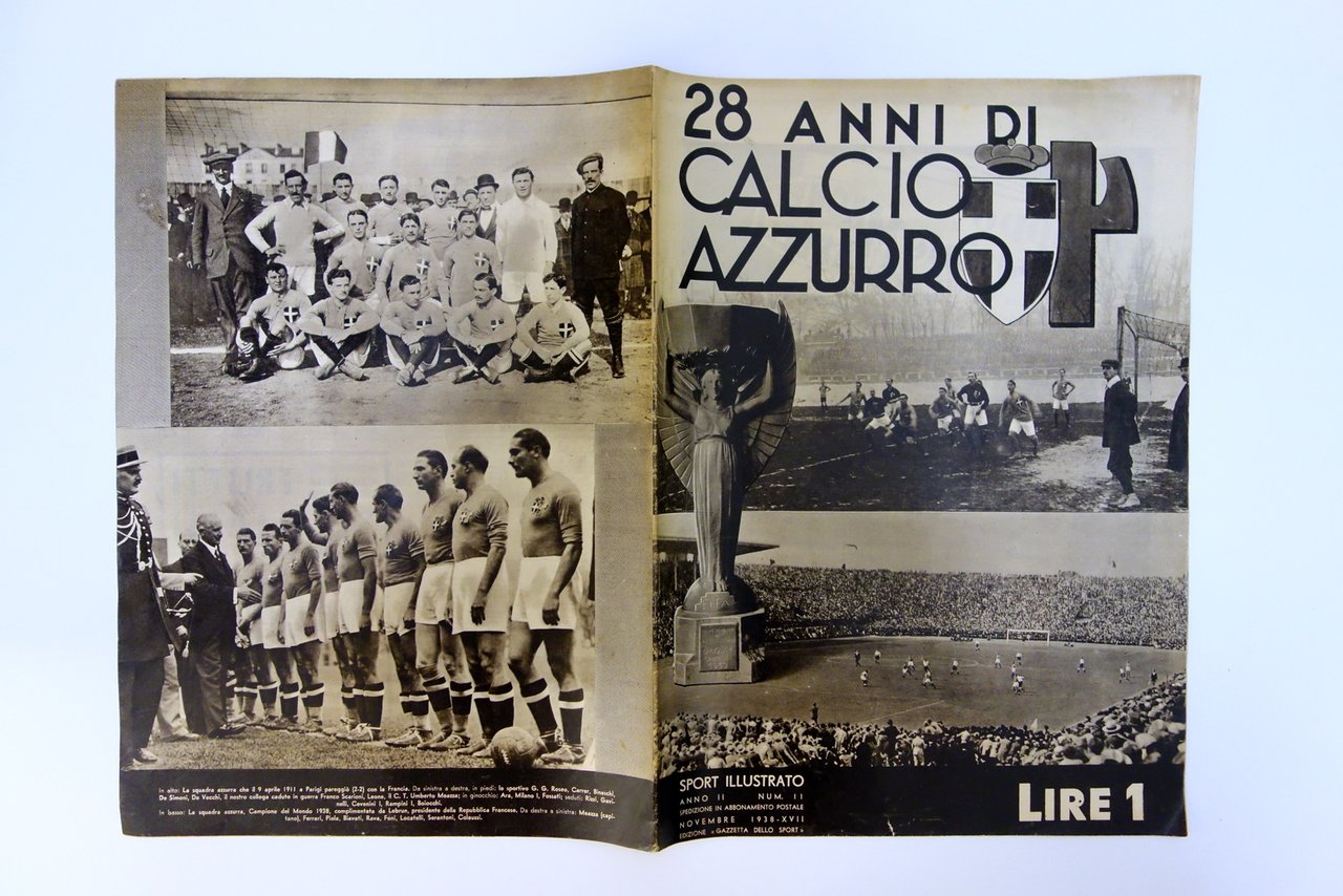 Sport Illustrato Anno II Num. 2 Novembre 1938 28 Anni …