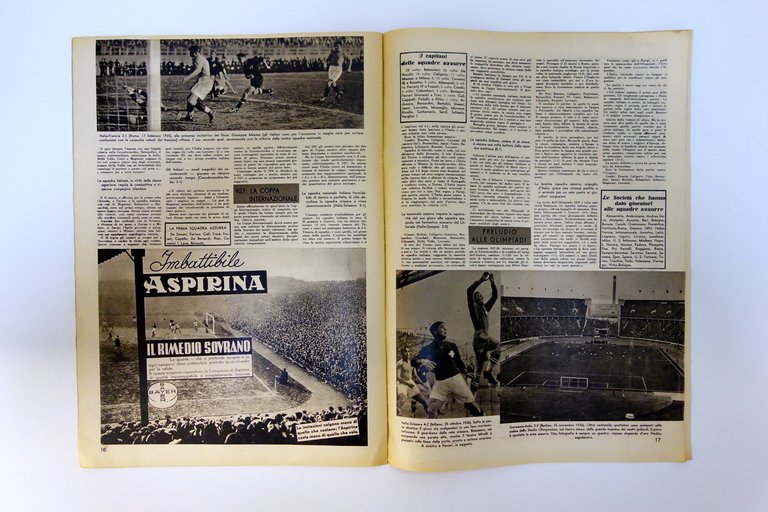 Sport Illustrato Anno II Num. 2 Novembre 1938 28 Anni …