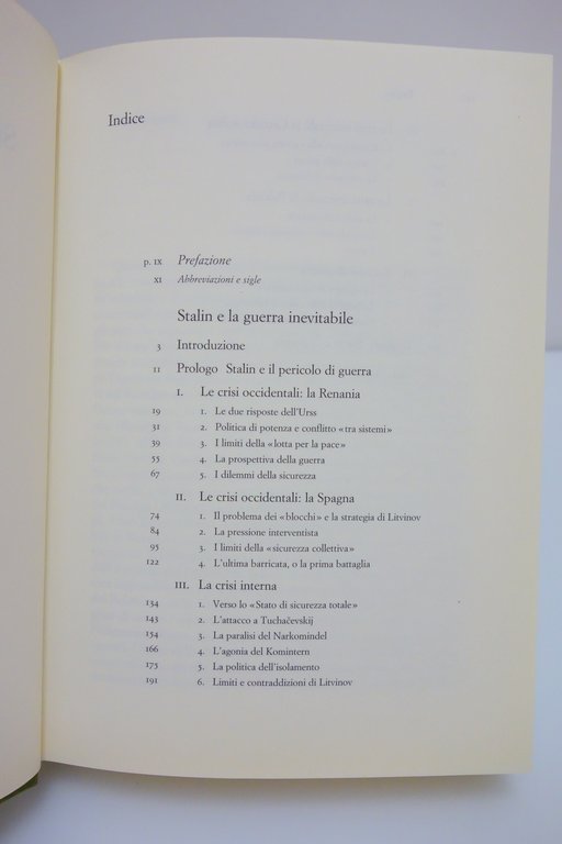STALIN E LA GUERRA INEVITABILE 1936-1941 PONS EINAUDI 1995 RARO