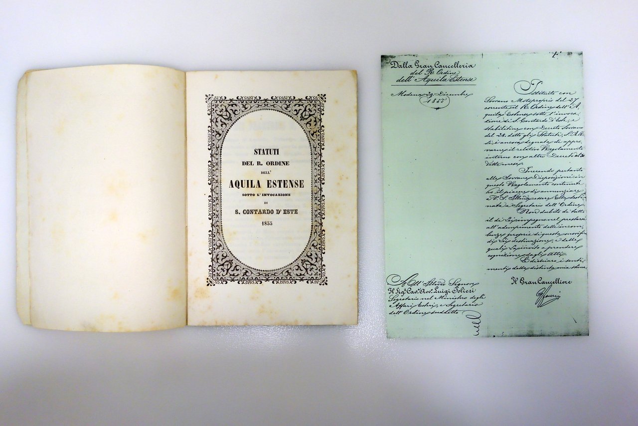 Menù Modena Cooperativa Tipografi Anniversario Hotel Regina 1925 Grafica | Immagine principale