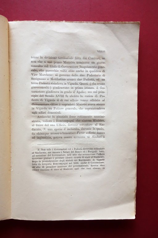 Statuti e Leggi per il Marchesato di Vignola Tip. Monti …