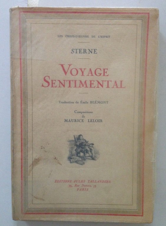 Sterne Voyage Sentimental Compositions de Maurice Leloir Jules Tallandier Paris