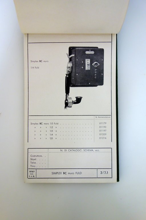 STET Catalogo Apparecchi per Impianti Derivati e Speciali Catalogo Anni … | Immagine Gallery 4
