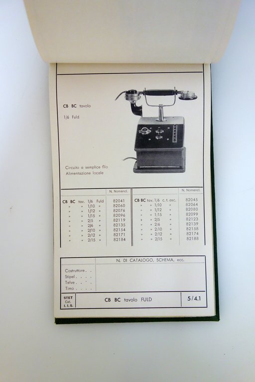 STET Catalogo Apparecchi per Impianti Derivati e Speciali Catalogo Anni … | Immagine Gallery 5