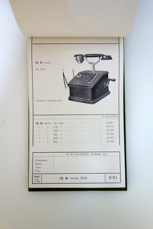 STET Catalogo Apparecchi per Impianti Derivati e Speciali Catalogo Anni … | Immagine Gallery 7
