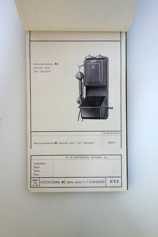 STET Catalogo Apparecchi per Impianti Derivati e Speciali Catalogo Anni … | Immagine Gallery 8