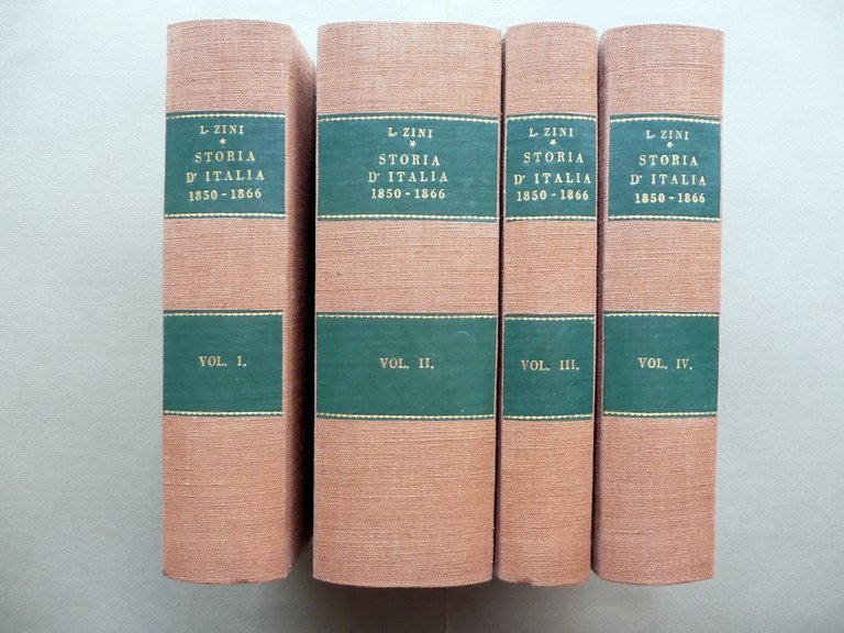Storia d'Italia Contemporanea 1850-66 L. Zini Guigoni Milano 1866-69 4 … | Immagine Gallery 4