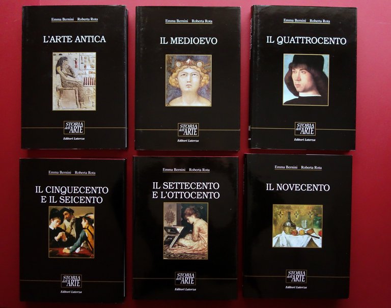 Storia dell'Arte Bernini Rota Laterza 2000 6 Volumi Completo