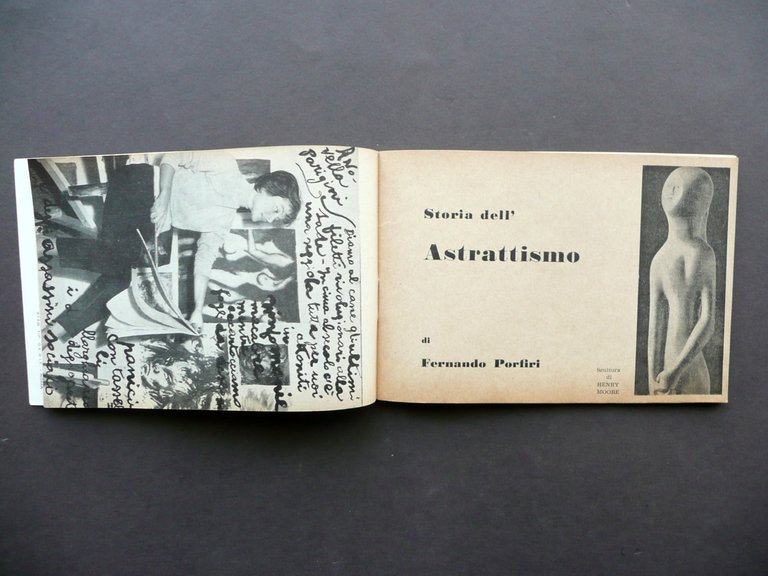 Storia dell'Astrattismo Fernando Porfiri Arte Murale Alfabeto Plastico Anni '50