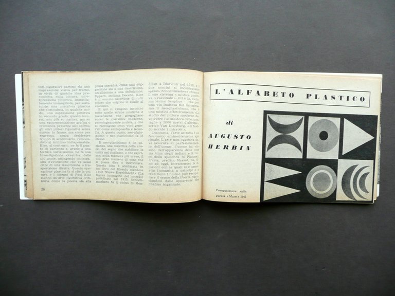 Storia dell'Astrattismo Fernando Porfiri Arte Murale Alfabeto Plastico Anni '50