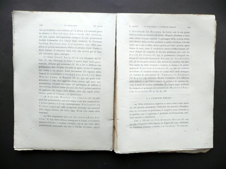 Storia della Letteratura Ebraica Postbiblica Umberto Cassuto Israel Firenze 1938