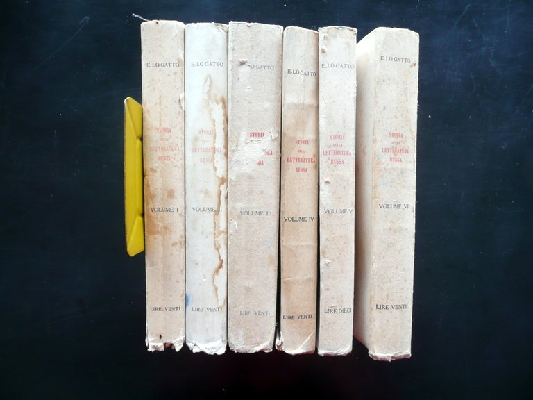 Storia della Letteratura Russa Ettore Lo Gatto Roma 1928 6 …