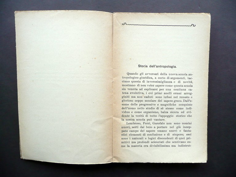 Storia delle Scienze Antropologiche E. M. Gray Sandron Milano 1906 …