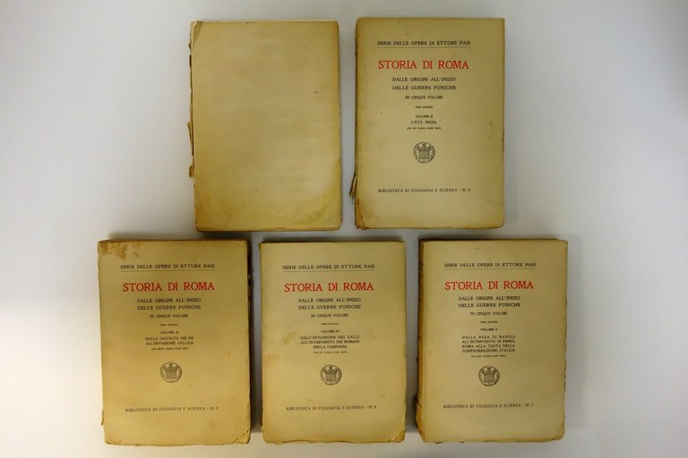 Storia di Roma dalle Origini alle Guerre Puniche E. Pais …
