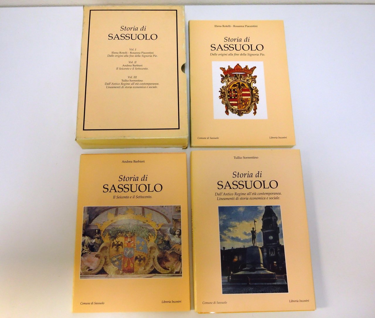 STORIA DI SASSUOLO ROTELLI PIACENTINI SORRENTINO BARBIERI LIBRERIA INCONTRI 1989