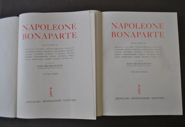 Storia Francese Napoleone Bonaparte Stendhal Tolstoj Bourguignon Mondadori 1952