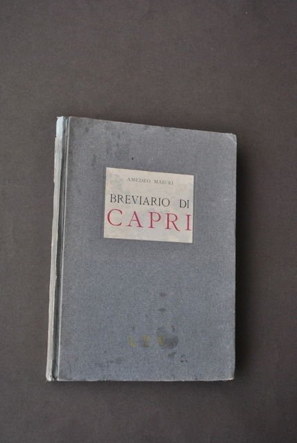 Storia Locale Breviario Capri Racconto Paesaggio Mare Grotta Azzurra Maiuri … | Immagine principale