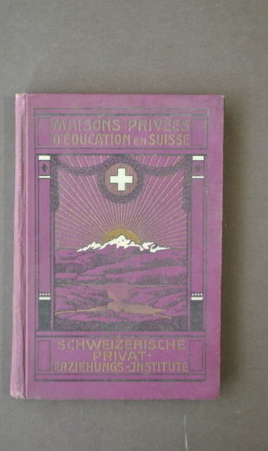 Storia Locale Enseignement PrivÈ en Suisse Institutions Huber Frauenfeld 1912