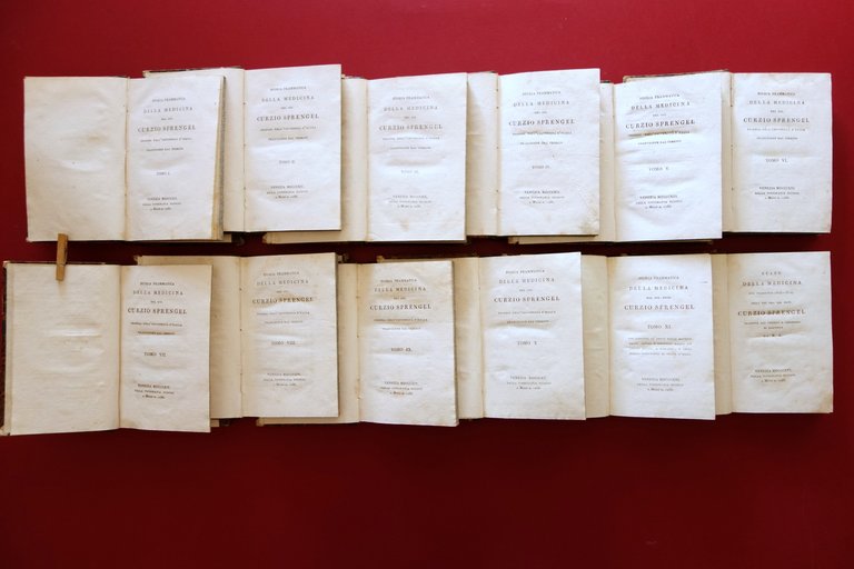 Storia Prammatica della Medicina C. Sprengel Picotti Venezia 1812-16 12 …