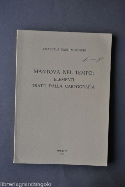 Storia Urbanistica Geografia Cartografia Casti Moreschi Mantova nel Tempo 1982