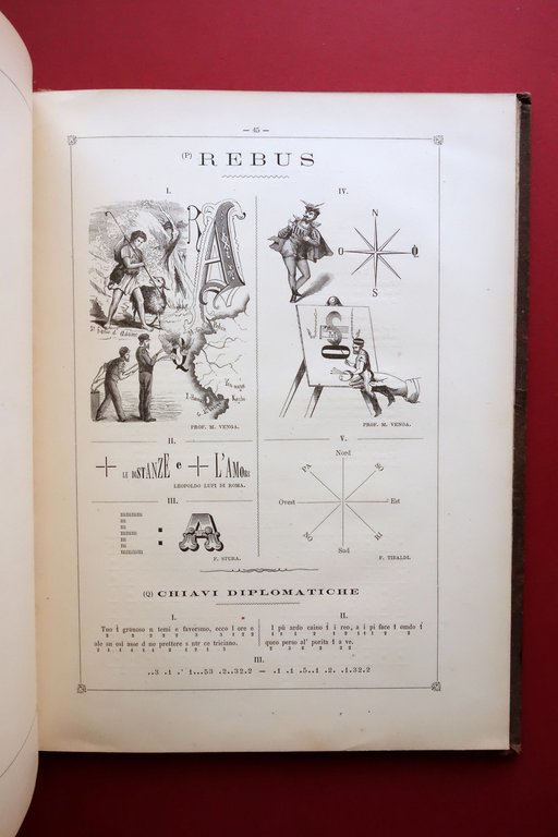Strenna della Gara degli Indovini Anno Primo Tip. Speirani Torino …