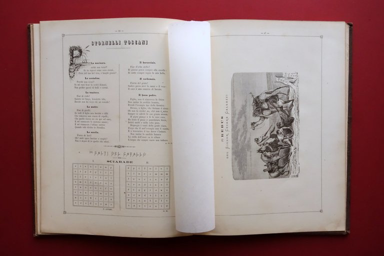 Strenna della Gara degli Indovini Anno Primo Tip. Speirani Torino …
