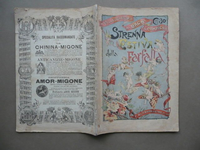 Strenna Estiva Farfalla Aliprandi Milano Letteratura Poesia Illustrazioni Turati